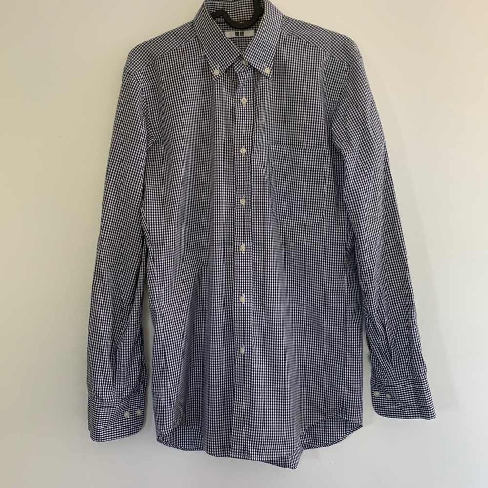 Uniqlo men’s gingham button up